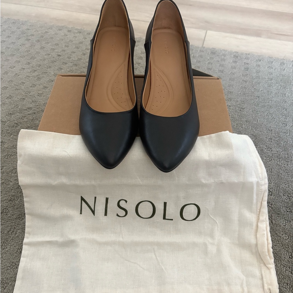 NWT Nisolo Women's Classic Black Flats